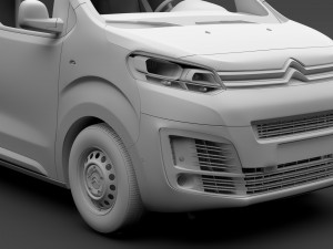 citroen dispatch xs 2019 3D Model