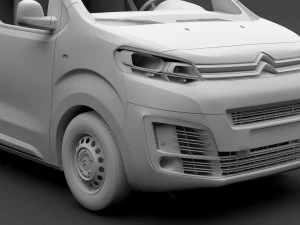 citroen dispatch xs 2019 3D Model