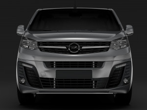 opel zafira life l3 2019 Modèle 3D