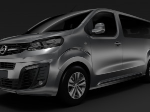 opel zafira life l3 2019 Modèle 3D