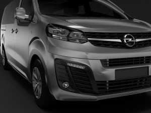 opel zafira life l3 2019 Modèle 3D