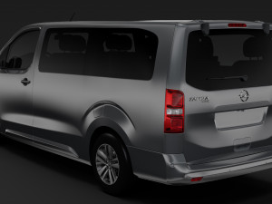 opel zafira life l3 2019 Modèle 3D