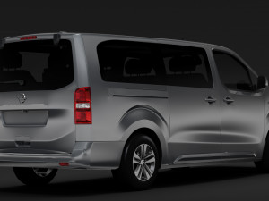 opel zafira life l3 2019 Modèle 3D
