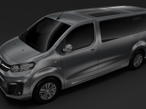 opel zafira life l3 2019 Modèle 3D