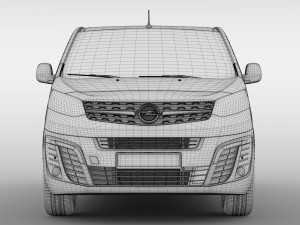 opel zafira life l3 2019 Modèle 3D