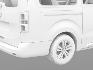 opel zafira life l3 2019 Modèle 3D