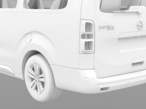 opel zafira life l3 2019 Modèle 3D