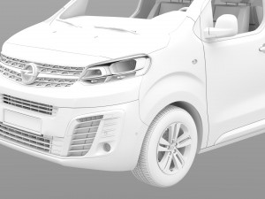 opel zafira life l3 2019 Modèle 3D