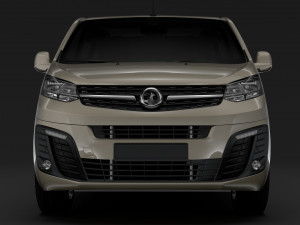 vauxhall zafira life l3 2019 3D Модель
