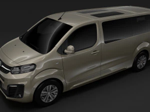vauxhall zafira life l3 2019 3D Model