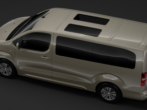 vauxhall zafira life l3 2019 Model 3D