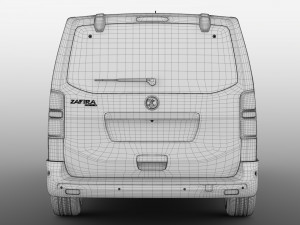 vauxhall zafira life l3 2019 Model 3D
