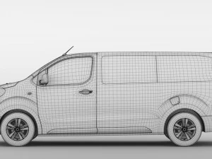 vauxhall zafira life l3 2019 3D Model