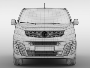 vauxhall zafira life l3 2019 Model 3D