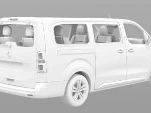 vauxhall zafira life l3 2019 3D Model