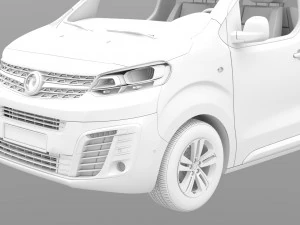 vauxhall zafira life l3 2019 3D Model
