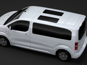opel zafira life l2 2019 3D Model