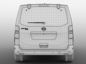opel zafira life l2 2019 3D Model
