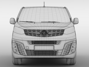 opel zafira life l2 2019 3D Model