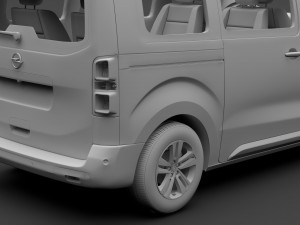 opel zafira life l2 2019 3D Model