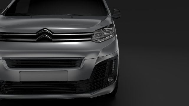 citroen dispatch xl 2019 3D 모델 .c4d .max .obj .3ds .fbx .stl .blend 