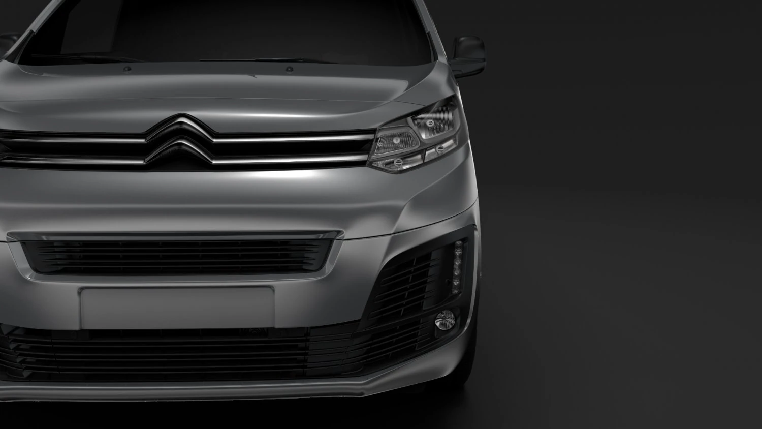 citroen dispatch xl 2019 3D Model .c4d .max .obj .3ds .fbx .stl .blend 