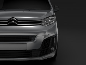 citroen dispatch xl 2019 3D Модель