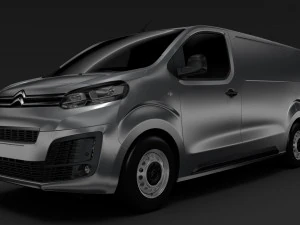 citroen dispatch xl 2019 3D Model