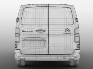 citroen dispatch xl 2019 3D Model