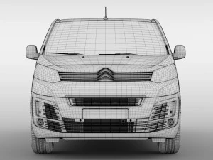citroen dispatch xl 2019 3D Model