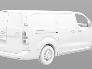 citroen dispatch xl 2019 3D Model