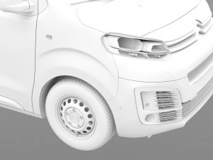 citroen dispatch xl 2019 3D Model