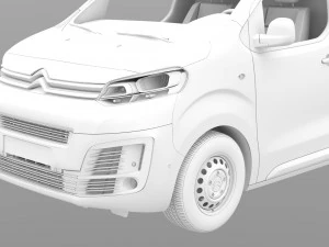 citroen dispatch xl 2019 3D Model