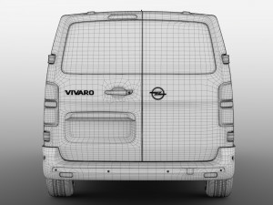 opel vivaro van l3 2019 Modelo 3D