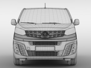 opel vivaro van l3 2019 Modelo 3D