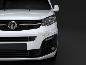 vauxhall zafira life l2 2019 3D Модель