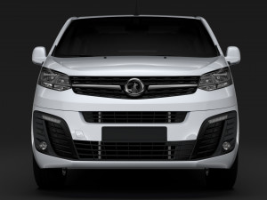 vauxhall zafira life l2 2019 3D 모델
