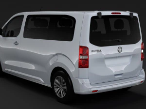 vauxhall zafira life l2 2019 3D Model