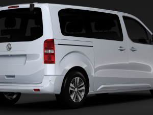 vauxhall zafira life l2 2019 3D 모델