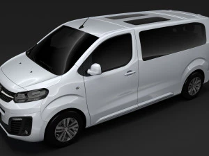 vauxhall zafira life l2 2019 3D Model