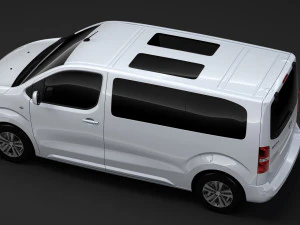 vauxhall zafira life l2 2019 3D Model