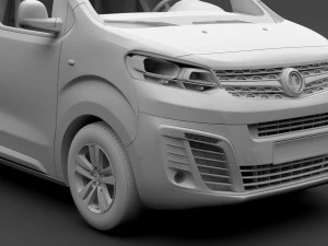 vauxhall zafira life l2 2019 3D Model