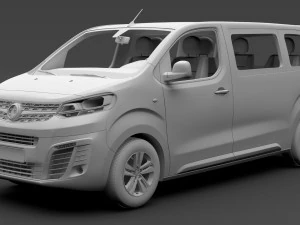 vauxhall zafira life l2 2019 3D Model