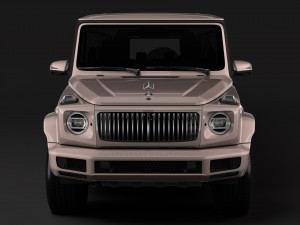 mercedes-maybach g 600 limousine w464 2019 3D Model
