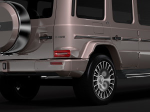 mercedes-maybach g 600 limousine w464 2019 3D Model