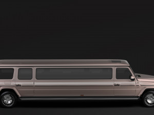 mercedes-maybach g 600 limousine w464 2019 3D Model
