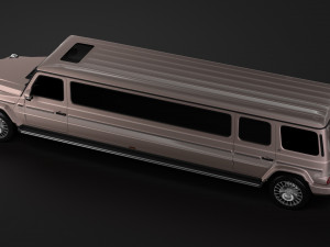 mercedes-maybach g 600 limousine w464 2019 3D Model