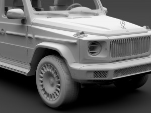 mercedes-maybach g 600 limousine w464 2019 3D Model