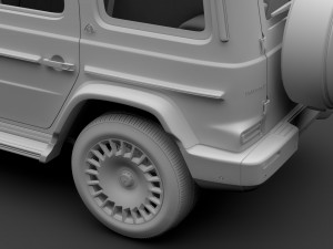 mercedes-maybach g 600 limousine w464 2019 3D Model