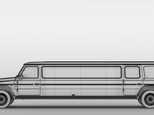 mercedes-maybach g 600 limousine w464 2019 3D Model